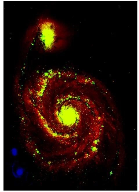 M51 false image assignment