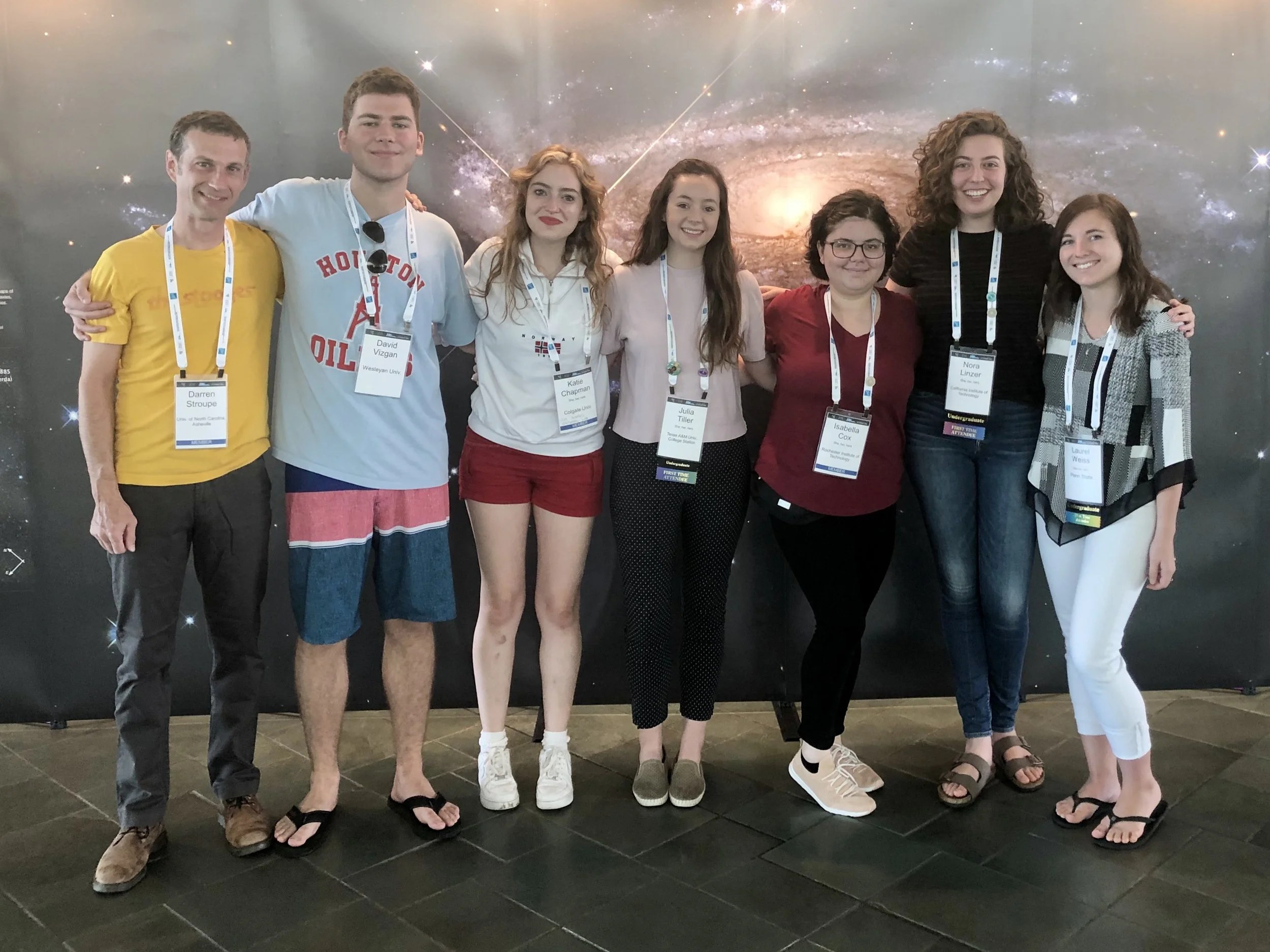 2019 DAWN-IRES Scholars at AAS